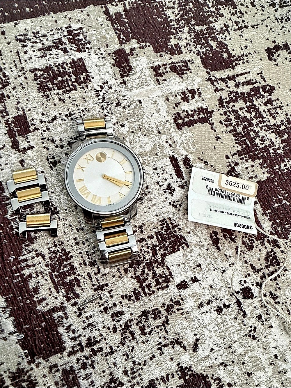 Movado unisex Two-Tone Watch used